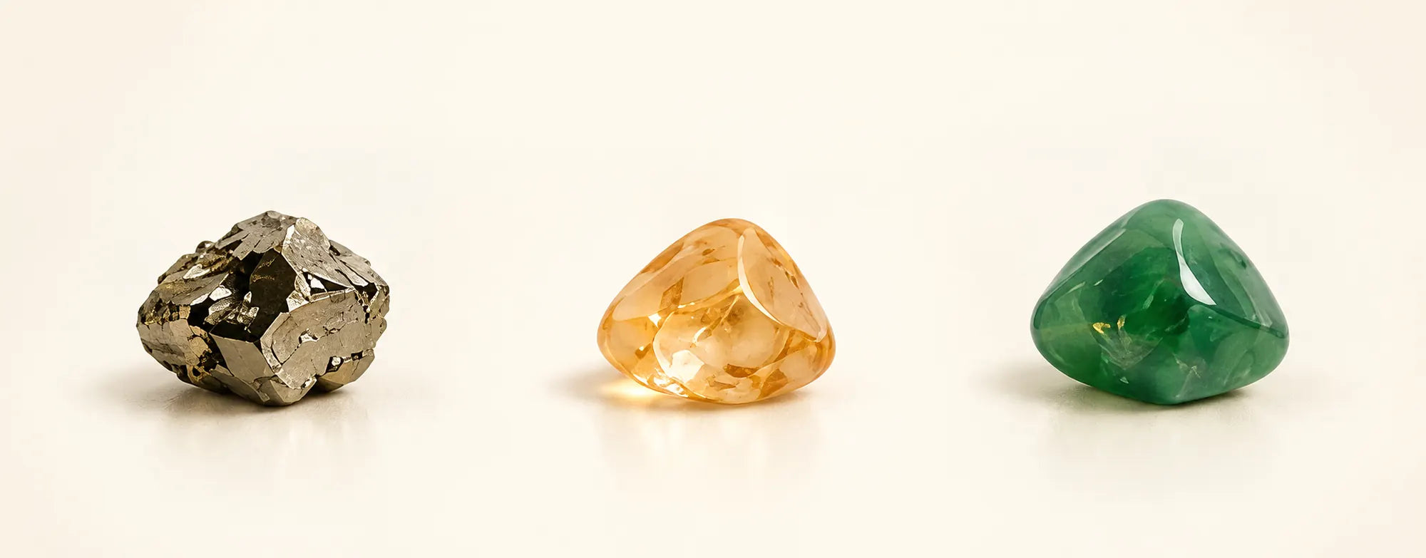 Pyrite, Citrine and Green Aventurine