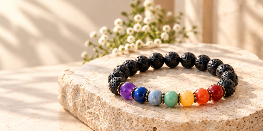 Agate Crystal - 7 CHAKRA BRACELET
