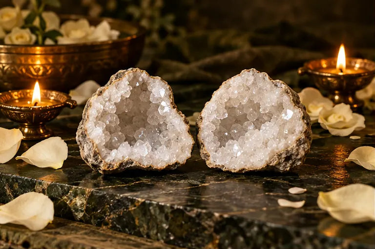 Natural crystal cave